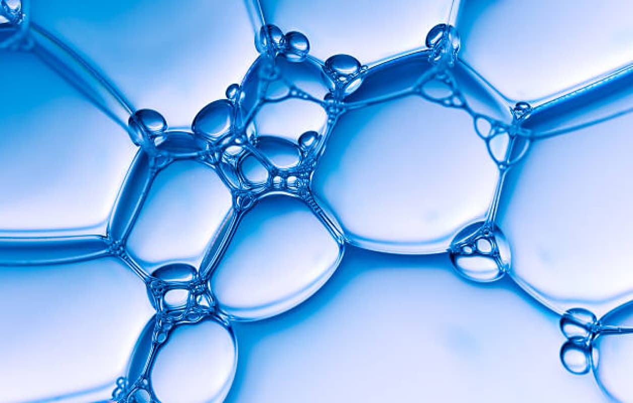 Blue bubbles